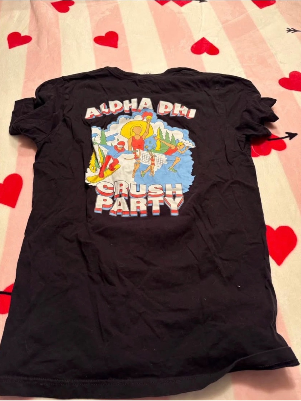 Crush Party T-Shirt - Black